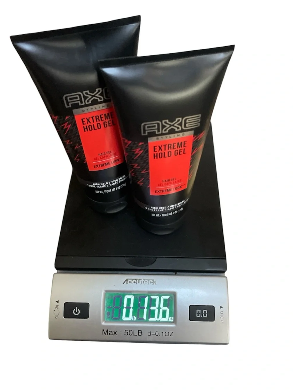 2 Axe Styling Extreme Hold Gel Hair Gel High Hold High Shine 6 Oz. Each